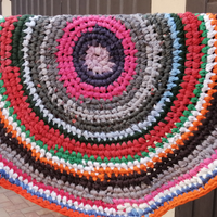 Tappeti multicolor di cotone