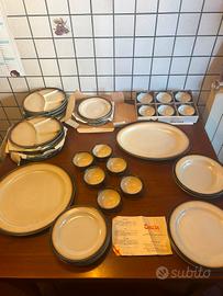 servizio piatti Tuscia Mancioli vintage