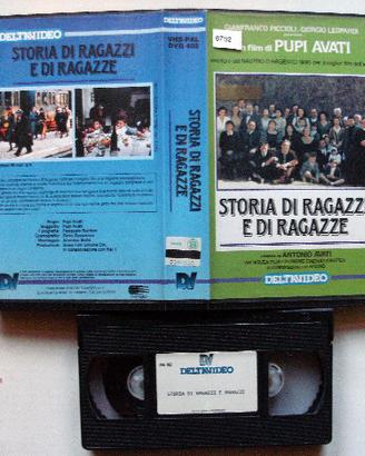 Vhs -STORIA DI RAGAZZI E DI RAGAZZ-Deltavideo 1989