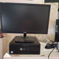 monitorr 20 led+pc hp i5 6500-8 giga-256ssd