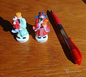 Set di statue cinesi in porcellana fine