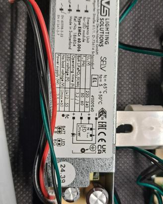 2pz Kit Emergenza LED per quadrotti