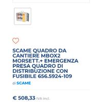 Quadro elettrico da cantiere