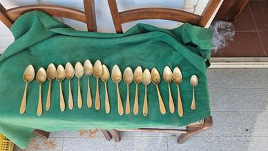 Cucchiai e Forchette Vintage di Alpacca 78 pezzi 