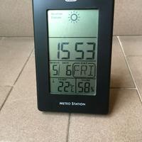 stazioncina meteorologica e orologio