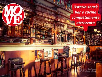 Osteria snack bar e cucina in Via Castellana