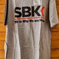 Maglia SBK originale taglia XXL grigia