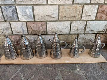 Versatoi in acciaio inox vintage Ilsa Stellametal 