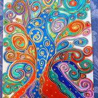 Disegno a colori albero della vita