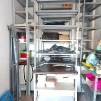 scaffali in acciaio inox 