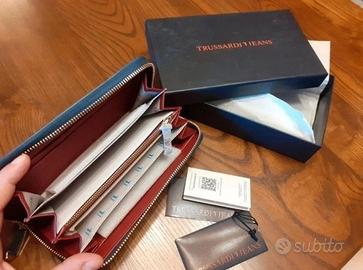 portafoglio donna nuovo trussardi 