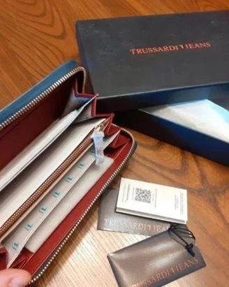 portafoglio donna nuovo trussardi 