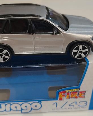 modellino BMW X5 Burago 1:43 street fire