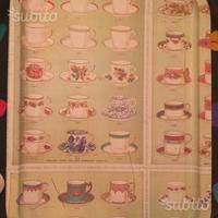 Vassoio in Latta "Services English.Misure:40x30