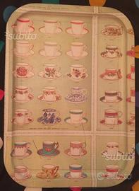 Vassoio in Latta "Services English.Misure:40x30