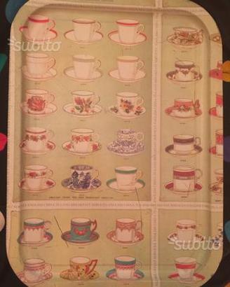 Vassoio in Latta "Services English.Misure:40x30
