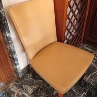 sedia/poltroncina in pelle vintage