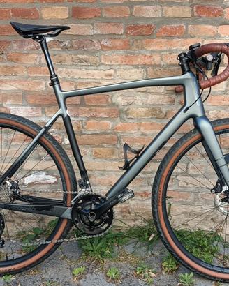 Gravel MEGAMO WEST carb. XL + ruote DAMIL