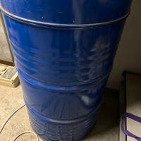 Fusto bidone in acciaio capacità 220 lt nuovo