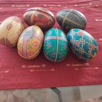 scatole decorative a forma di uovo, gift boxes