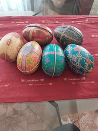 scatole decorative a forma di uovo, gift boxes