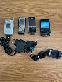 BlackBerry,nokia e vari