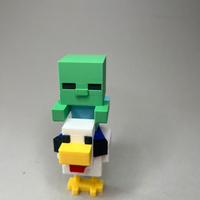 Chicken jockey minecraft