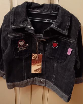 giubbotto jeans bimba