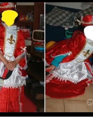 Vestito Carnevale bambina 9/10 anni