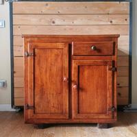 Credenza madia, stipo anni '40 in legno di olmo