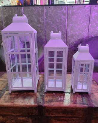 Tris Lanterne da arredo