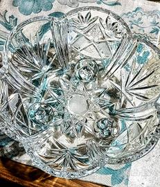 CENTROTAVOLA IN CRISTALLO 