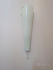 4 Applique lampada da parete vetro Murano