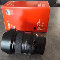 Obiettivo Sony FE 20 F1.8 G