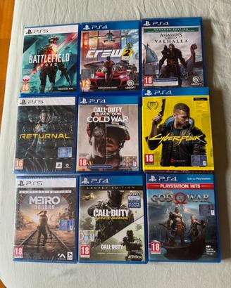 giochi ps4/ps5
