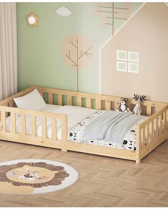 Letto Montessori 80x160+materasso ortopedico