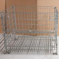 Contenitore in filo metallico 114,5 x 78 h 97 cm