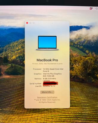 Macbook pro 2020