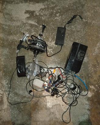  motore elettrico alla ruota con batteria 