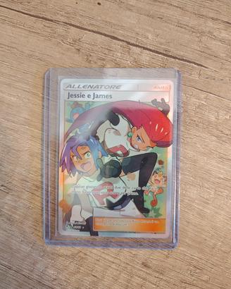 Carta Pokémon Jessie e James Full Art (68/68)