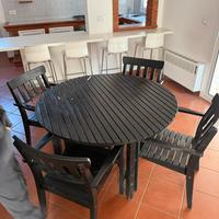 Set tavolo da giardino IKEA con 4 sedie