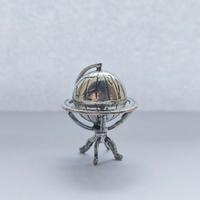 Mappamondo Stilizzato - Argento 800