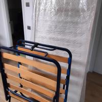 rete pieghevole + materasso