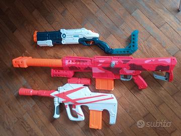 Fucili giocattolo nerf e zuru