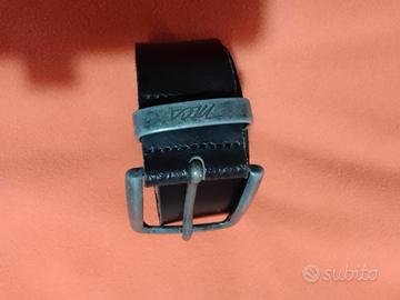 cintura pelle cuoio Marlboro Classic 