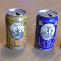 Lattine birra Cerveza edizione limitata1492Colombo