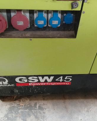 generatore pramac gsw45 