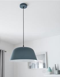 Lampadario Natura Bells grigio E27 Ø40cm