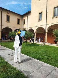 Taielleur bianco per laurea o battesimo 