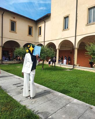 Taielleur bianco per laurea o battesimo 